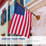 1pcs 4X6FT 120*180cm American Flag USA Flag Printed Nylon Flag National Flag w/Brass Grommets Courtyard Decoration Festival Decoration Flag(US Logistics only For USPS.TK/TMEU only For self-pickup) - Image 8