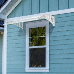 Same Code 49094033 HT-100 x 80 Household Application Door & Window Rain Cover Eaves Transparent Board & White Holder - Image 30