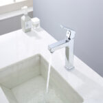 Chrome Single Hole Bathroom Faucet,Laundry Vanity Sink Faucet with Two 9/16" Hoses[Unable ship on weekends, TK/TEMU only for pickup, only TX10643 warehouse supports GOFO] - Image 17