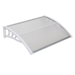 Same Code 49094033 HT-100 x 80 Household Application Door & Window Rain Cover Eaves Transparent Board & White Holder - Image 8