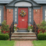 [Same Code 04286986]Handrails for Outdoor Steps, Wrought Iron Handrail Fits 1 to 4 Steps, Transitional Handrail with Installation Kit, Black - Image 11