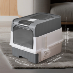 greyMagic Cube Intelligent Cat litter Box - Free Hands, Enjoy Pure Life | Automatic Cleaning, Silent Design, Preferred for Multi Cat Families