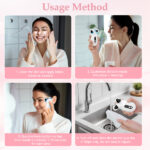 Anti Aging and Wrinkles Microcurrent Facial Device, Boost Skin Care Products Absorption - White - Image 5