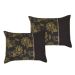 Black & Yellow King Size 7-Piece Comforter Set – Dubh Floral Bedding Collection - Image 4