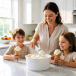 Rechargeable Heated Ice Cream Scoop 45s Fast Heating Up to 158°F, 2000mAh Cordless Self Heating Ice Cream Scooper with 5 Mins Auto Shutoff, IP66 Waterproof Non-Stick Scoop for Gelato Frozen Yogurt Café Home Party - Image 10