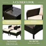 Rattan Sofa - Image 3