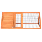 50" Wooden Rabbit Guinea Pig Hutch Wooden Rabbit Guinea Pig House - Image 2