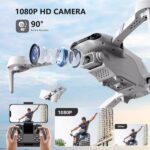 F10 adult foldable drone, WIFI FPV 1080P high-definition FPV real-time video remote control quadcopter, UK shipped by FBA warehouse, US shipped by UPS/USPS/UNI/GOFO randomly. - Image 2
