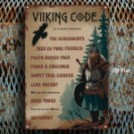 CIFbuy 1pc Viking Warrior Metal Sign 8x12 Inch, 2D Flat Metal Wall Art For Man Cave Bedroom Bathroom, Unique Home Office Kitchen Decor TikTok, TikTok, Self-pickup Logiopics - Image 3