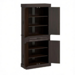 71" Freestanding Kitchen Pantry Cabinet with 4 Doors 2 Large Storage Cabinets And an Additional Drawer for Coffee & Kitchen Supplies - Image 7