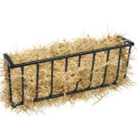 Large Capacity Hay Feeder, Heavy-Duty Steel Goat Hay Rack, 40.8" Long Wall Mounted Horse Hay Holder, Multiple Sided Feeding Rack for Sheep Farm Livestock Indoor Outdoor, BLACK - Image 10