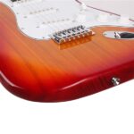 Rosewood Fingerboard Electric Guitar Sunset Red - Image 16