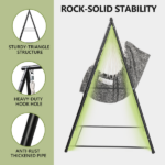 112*113*180CM Hammock Chair Stand with Swing Chair - Image 5