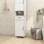 Double Door Narrow Height Slim Floor Standing Cabinet - Image 5