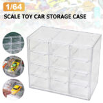 Clear Acrylic Display Case Storage Box Hold 12 Toy Cars For 1/64 Scale Model Car(tk/temu self-pickup orders) - Image 4