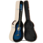 23554151 39" Classical Guitar Hard Case Microgroove Flat Beige - Image 8