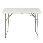 4ft Foldable Lift Patio Plastic Table White SAME AS 21616655