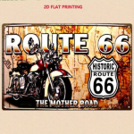 CIFbuy Vintage Metal Sign 12x8 Inch, Wall Art, Retro Classic Mother Road Tin Plaque, Tin Plaque, 2D Flat Garage Decor 12x8 IncikTok, 12x8 IncikTok, Tin Plaque Self-alckup Logiopor