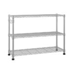 6-Tier disassembly and free assembly NSF-Certified Steel Wire Shelving with Wheels - Image 2
