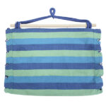 Distinctive Cotton Canvas Hanging Rope Chair with Pillows Blue - Image 20