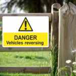 CIFbuy Vehicle Reversing Warning Tin Sign 8x12 Inch Waterproof" Rustproof, Plaque Vintage Site Safety Alert Decor Unframed Inch ikTok, Inch ikTok, t Self-pickup Logiopics - Image 5
