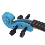 4/4 Acoustic Violin Case Bow Rosin Sky Blue - Image 11