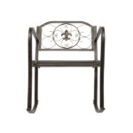 Replace 66934556 Flat Tube Single Rocking Chair Bronze Color - Image 10