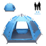 3-4 Person Automatic Family Tent Instant Pop Up Waterproof for Camping Hiking Travel Outdoor Activities - Image 10