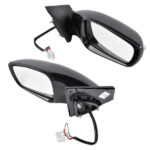 2x Power Mirrors Manual Folding & Heated & Turn Signal Fit for Hyundai Sonata 2.0L 2.4L 2011-2014 876103Q110 876203Q110 - Image 3