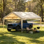 10 x 20 ft Carport Replacement Canopy Cover, Heavy-Duty Waterproof Garage Top Tarp with Ball Bungees (Only Top Cover, Frame Not Include) - Image 6