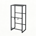 3-Tier Adjustable Tilt Beer Crate Storage Rack, Heavy Duty Metal Beverage Organizer with Hooks, Multi-Angle Drink Holder Shelf for Home Bar Garage - Image 4