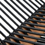 folding roping wood chair - Image 6