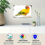 CIFbuy 1pc 8x12 Inch Sun Conure Parrot Metal Sign, Sturdy 2D Flat Wall Plaque For Home Bedroom Kitchen Bar Restaurant Decor TikTok, TikTok, Self-pickup Logiopics - Image 5