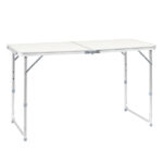 120 x 60 x 70 4Ft Portable Multipurpose Folding Table White - Image 22