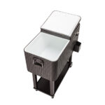 Same Code 16526367 80QT Rattan Square Legs Cooler with Shelf - Image 17