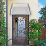 Same Code 26750828 HT-100 x 80 Household Application Door & Window Rain Cover Eaves Canopy White & Gray Bracket - Image 20