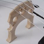 4/4 Wood Cello Bag Bow Rosin Bridge White - Image 11