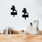 CIFbuy Santa Key Stocking Hooks Set Heavy Duty Metal Wall Decor Holiday Organizer (TikTok, temu pick-up service) - Image 4
