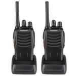 BF-88A 5W FRS Frequency Handheld Walkie Talkie Black (2pcs/Pair) - Image 3