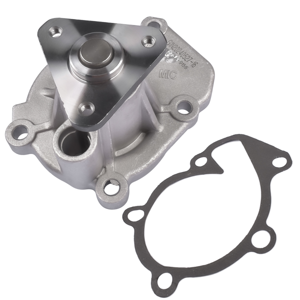 Engine Water Pump with Gasket Fits for Hyundai Genesis Coupe Coupe 2.0L L4 2010-2014 Silver 1Pc