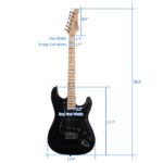 [Do Not Sell on Amazon] GST Stylish Electric Guitar Kit with Black Pickguard Black - Image 16