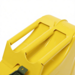 20L US Standard Cold-rolled Plate Petrol Diesel Can Gasoline Bucket with Oil Pipe Yellow 2 Pairs of Gloves - Image 8