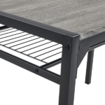 Same Code 99109540 Dining Table Set for 4, Kitchen Table with 2 Chairs and a Bench, 4 Piece Kitchen Table Set for Small Space, Home Kitchen Bar Pub Apartment, Gray - Image 22