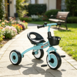 Blue 3-Wheel Toddler Tricycle: Kids Bike for Children 2-5 Years Old - Image 4