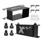 16-Row Universal Oil Cooler Kit AN10 fit for Automotive Installation Black - Image 6