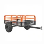 1500 lbs Heavy Duty ATV Dump Trailer, 15 Cu. Ft. Tow Behind Garden Cart with Removable Sides & 2 Tires - Image 2