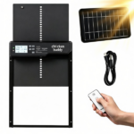Solar Powered Automatic Chicken Coop Door with 4 Control Modes Light Sensor Timer Remote Manual, Anti-Pinch Weatherproof Aluminum Alloy Poultry Door Opener for Chickens Ducks Pigeons - Image 3