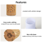 200ml Essential Oil Diffuser for Home 7 LED Color Changing, Ultra Quiet, BPA-Free Aromatherapy Diffuser for Office, Yoga & Sleep - Image 7