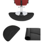 46*46*46cm Single Layer Round HDPE Side Table Black - Image 40