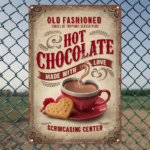 CIFbuy 1PC Vintage Metal Tin Sign Hot Chocolate Love Artwork, Artwork, Durable Hanging Plaque For Home Garden Sign HikTok, Sign HikTok, Self-orckup Logiopden - Image 7